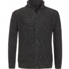 Gant - Modische Strickjacke im Baumwollmix, anthrazit 5XL